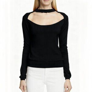 Victor Glemaud Black Cut out Sweater